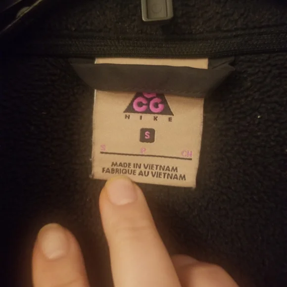 Nike ACG black NRG half zip sweater size S - Picture 5 of 8